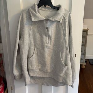 Lululemon Gray Full Length Half-Zip Scuba